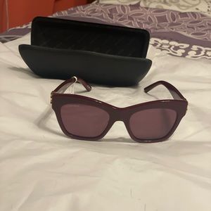 Brand New Balenciaga Sunglasses- Burgundy